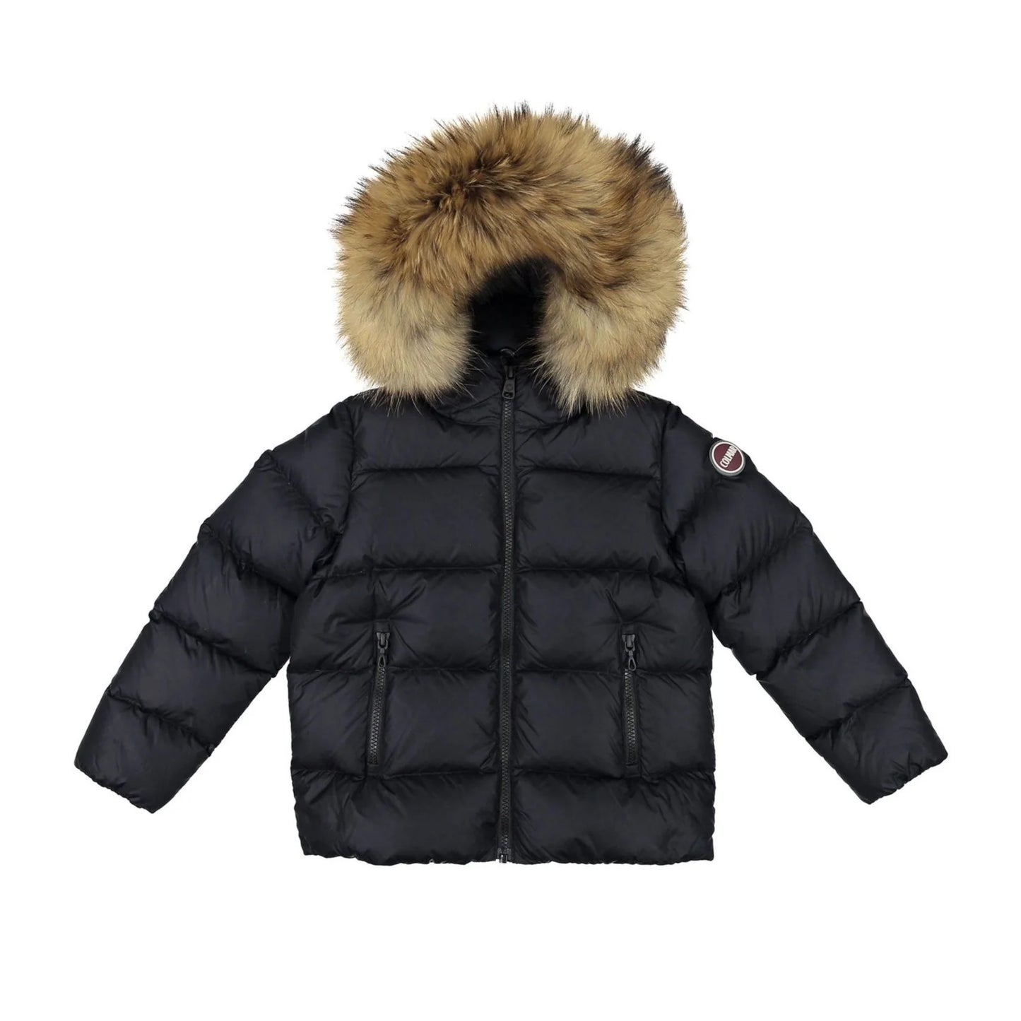 Colmar Baby Fur Trim Hooded Down Jacket
