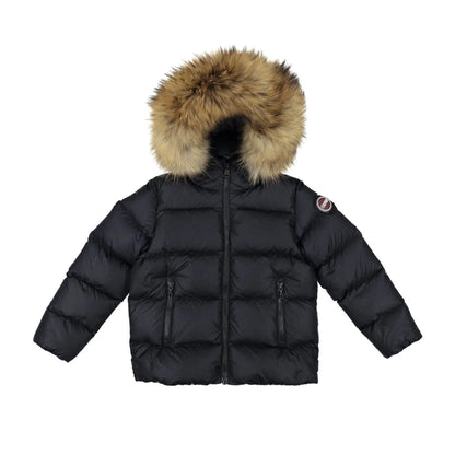 Colmar Baby Fur Trim Hooded Down Jacket