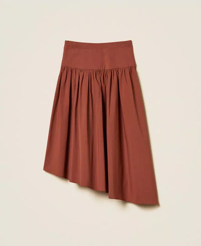 Twinset Bow Detail Cotton Skirt