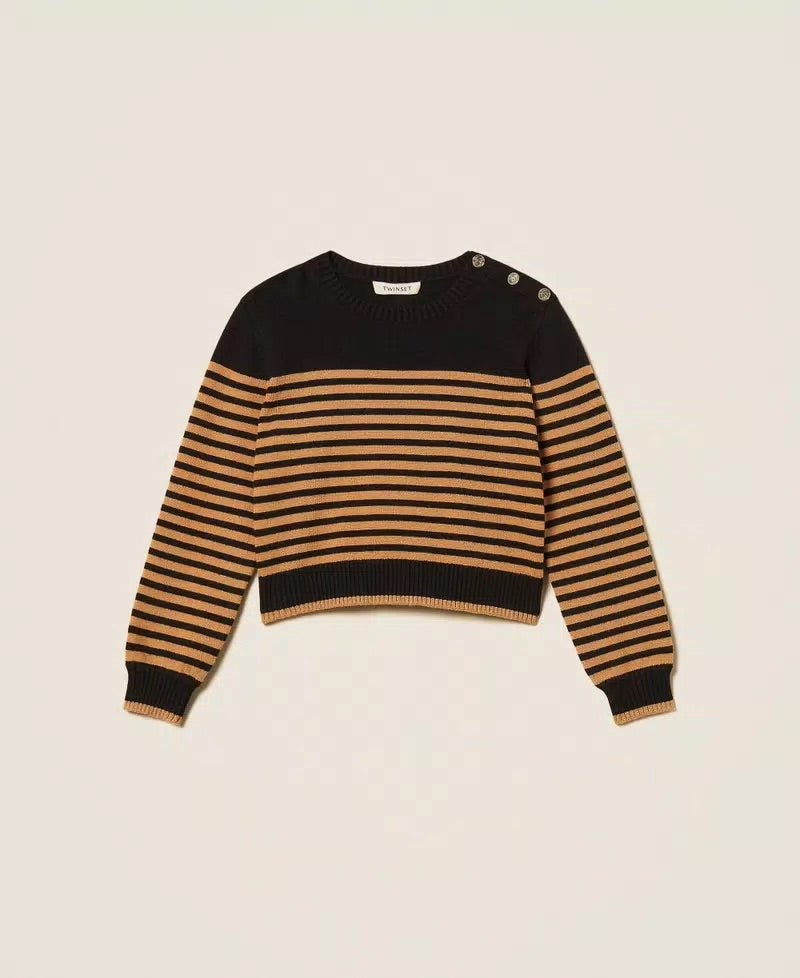 Twinset Knit Crewneck Top
