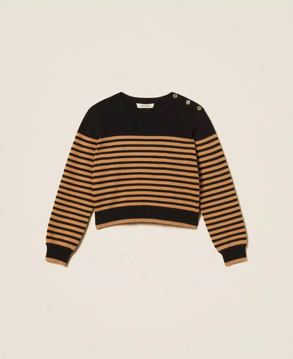 Twinset Knit Crewneck Top