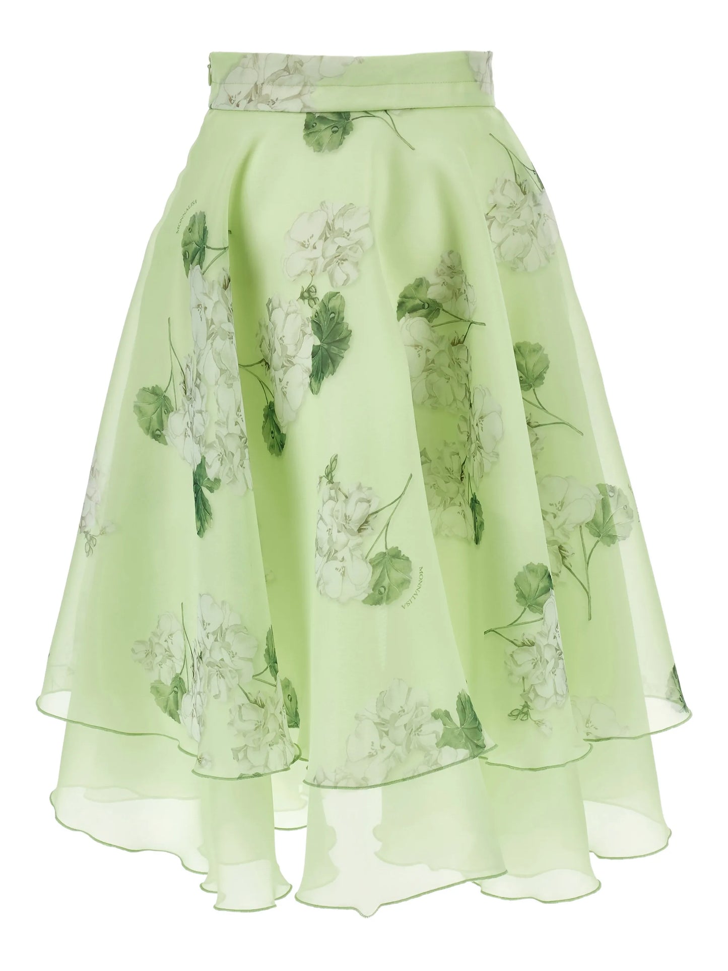 Monnalisa St. Gerani Ruffle Organza Skirt
