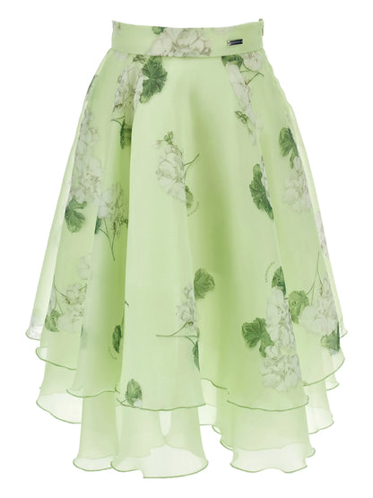Monnalisa St. Gerani Ruffle Organza Skirt