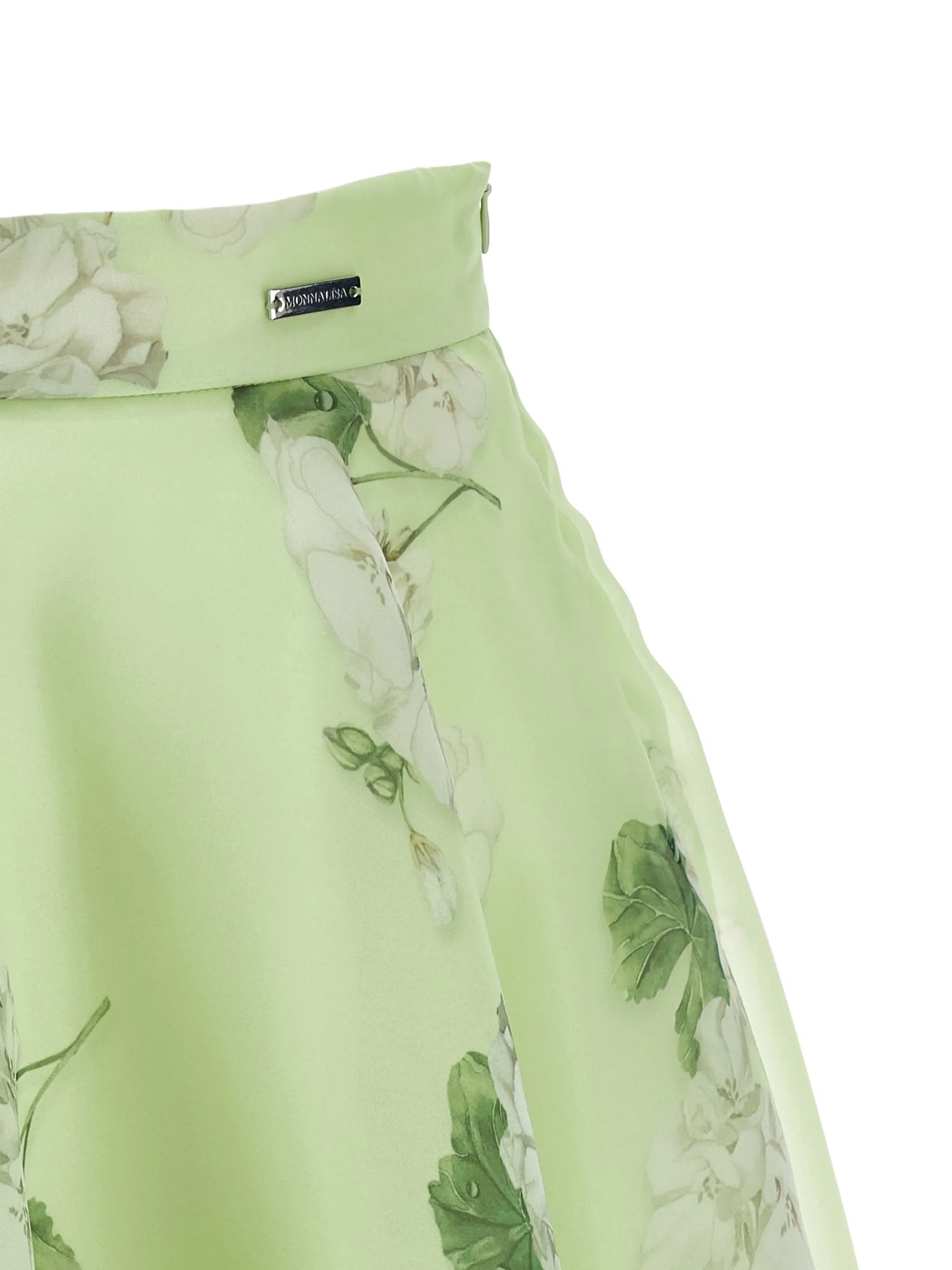 Monnalisa St. Gerani Ruffle Organza Skirt