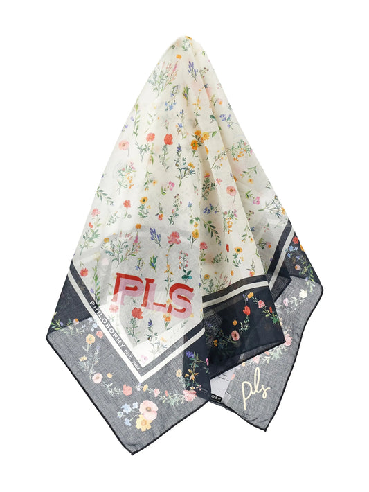 Philosophy Botanical Print Scarf