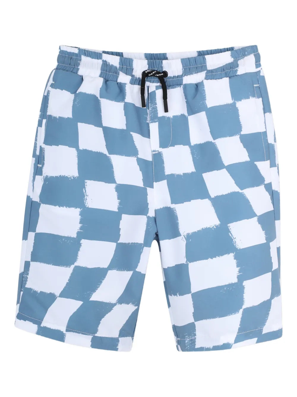 Little Marc Jacobs Checkered Logo Swim Trunk