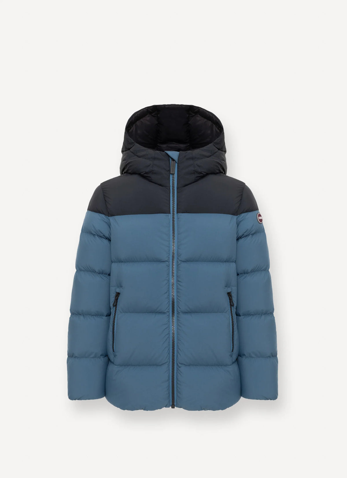 Colmar Hooded Colorblock Down Jacket