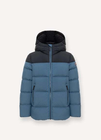 Colmar Hooded Colorblock Down Jacket