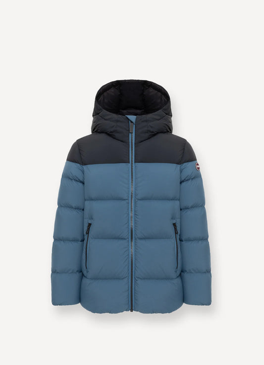 Colmar Hooded Colorblock Down Jacket