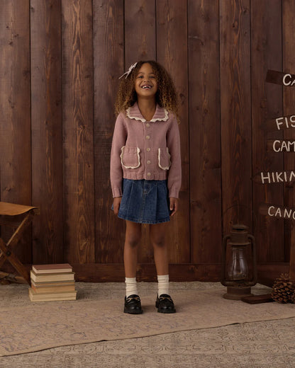 Rylee + Cru Collared Cardigan