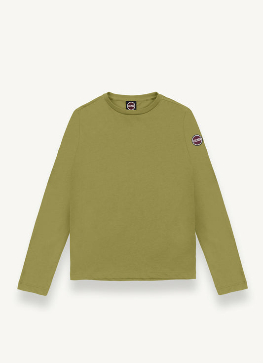 Colmar LS Green Solid T-shirt