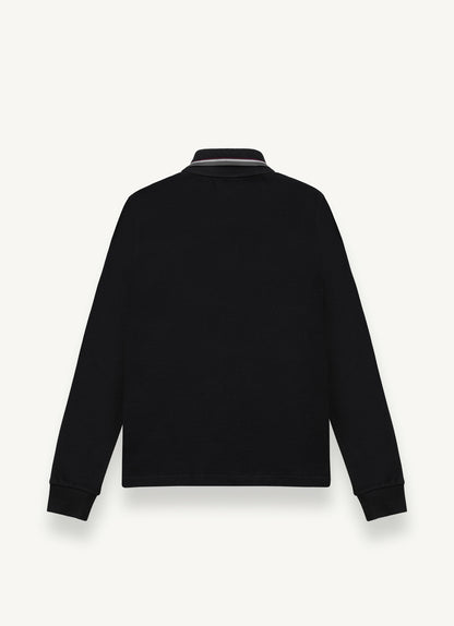 Colmar LS Trim Collar Solid Polo Shirt