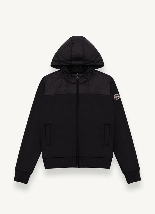 Colmar Solid Zip Up Hoodie w/ Nylon Hood