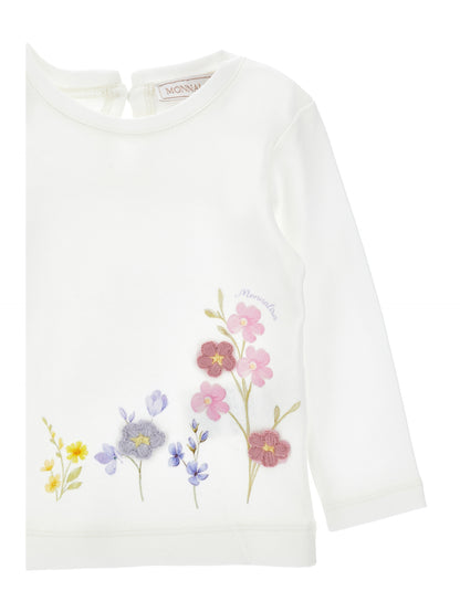 Monnalisa LS Little Flower Top & Legging Set