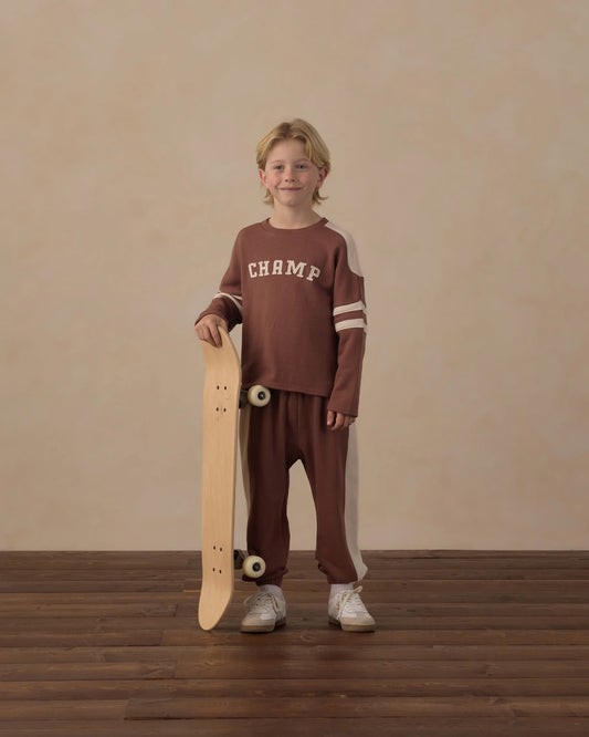 Rylee + Cru Paneled Sweatpant