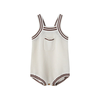 Coco Blanc Crochet Romper