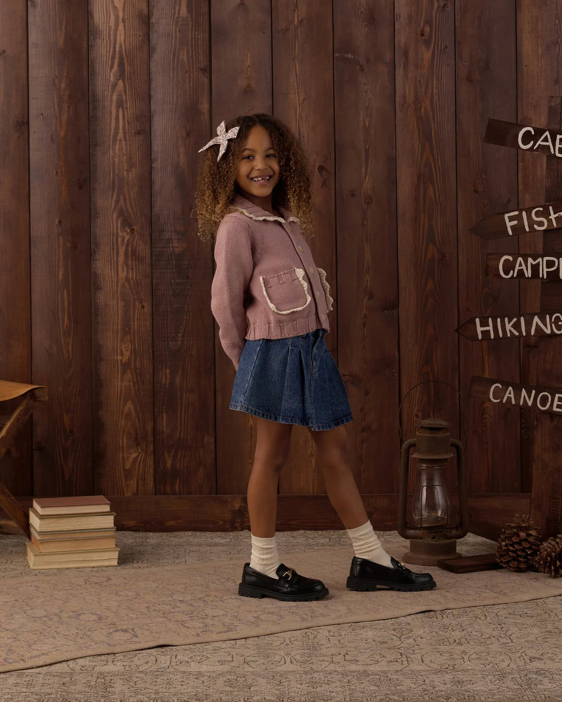 Rylee + Cru Collared Cardigan
