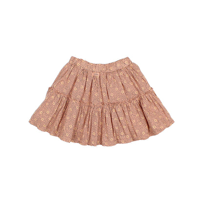 Buho Sweater & Flower Dots Skirt Outfit
