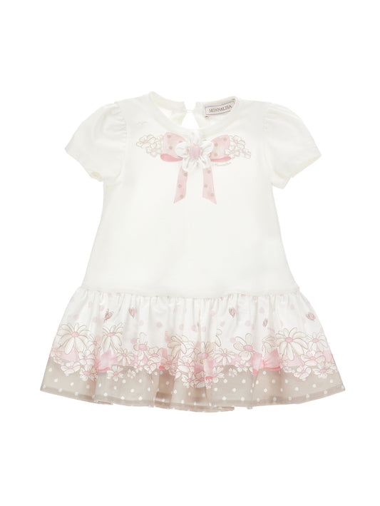 Monnalisa Daisies Jersey Dress