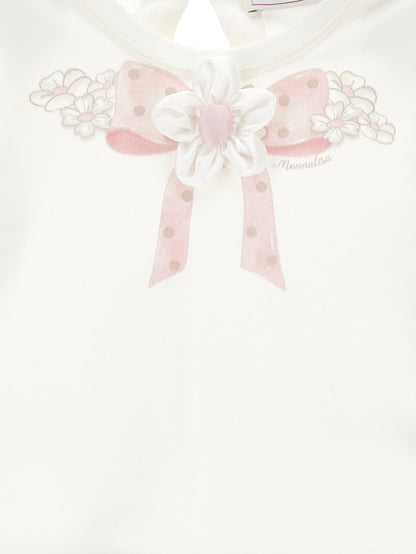 Monnalisa Daisies Jersey Dress
