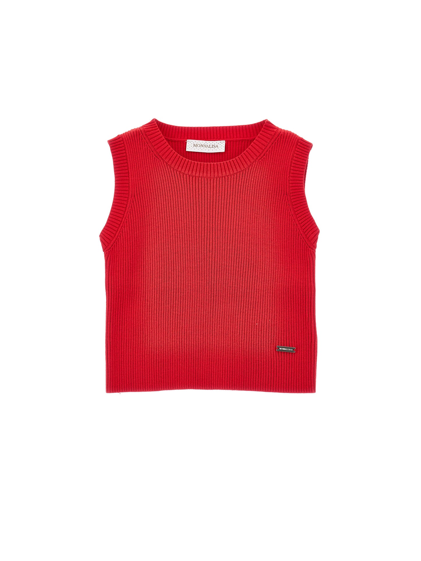 Monnalisa Sleeveless Ribbed Vest