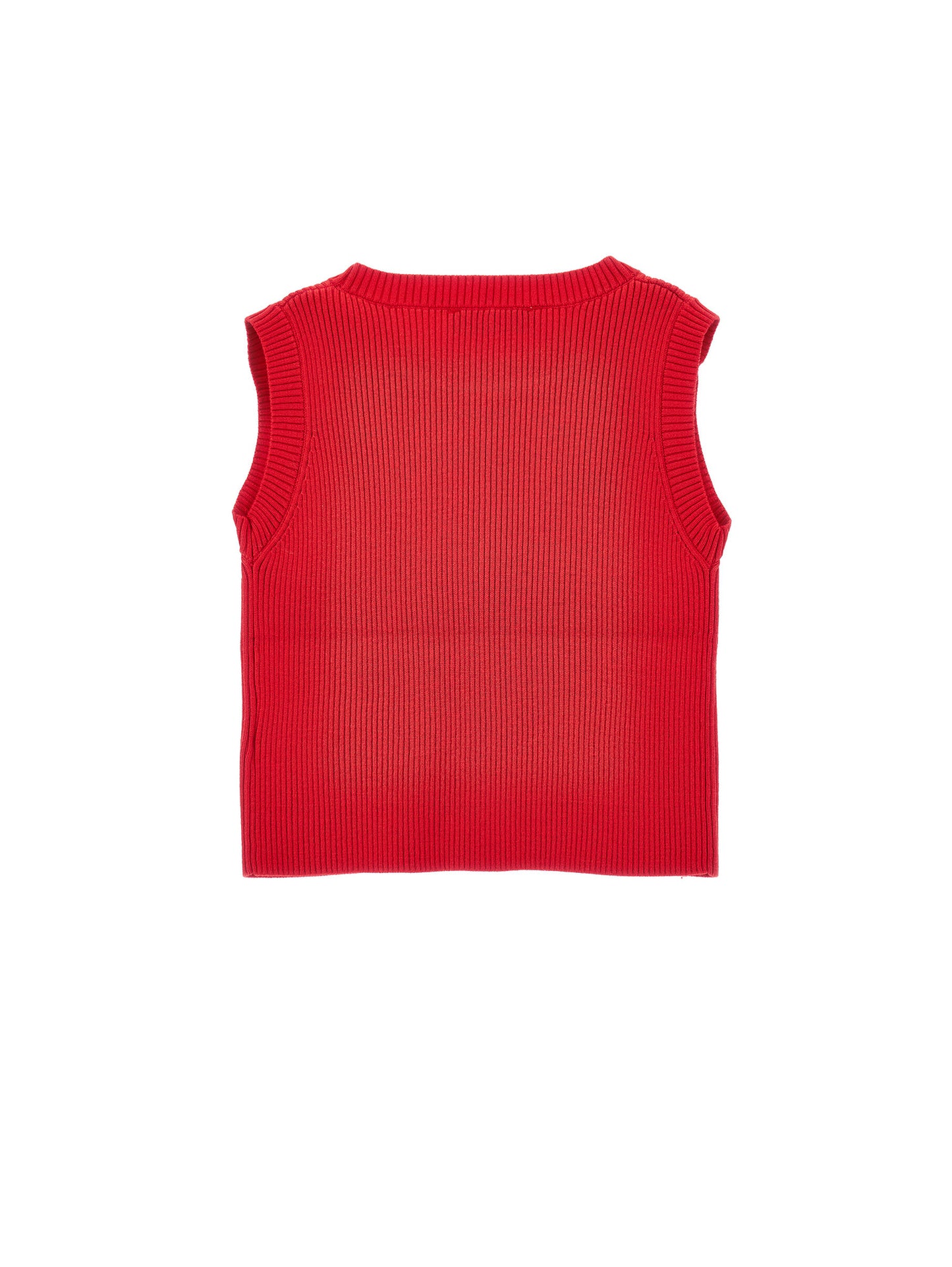 Monnalisa Sleeveless Ribbed Vest