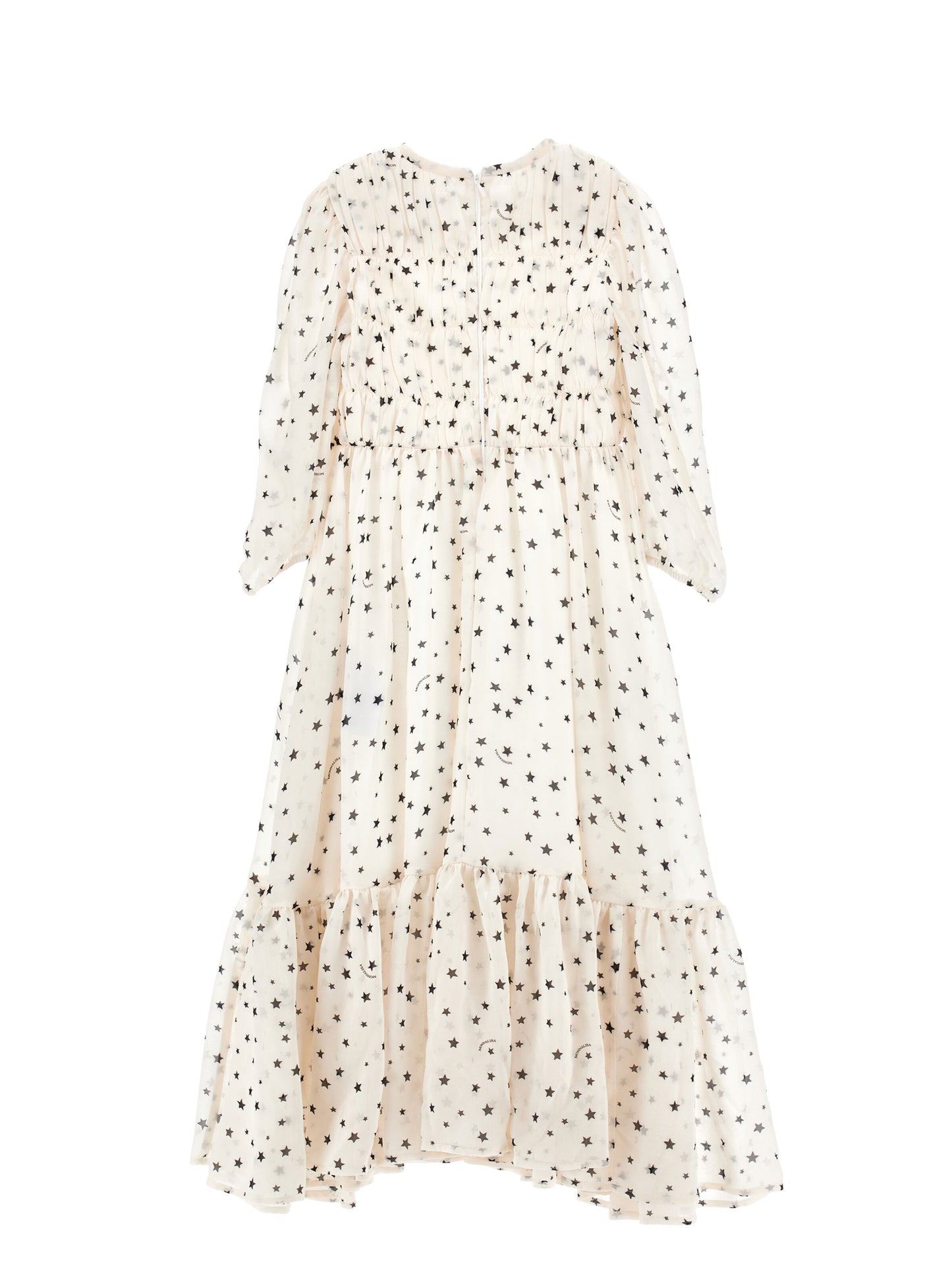 Monnalisa LS Stars Print Dress