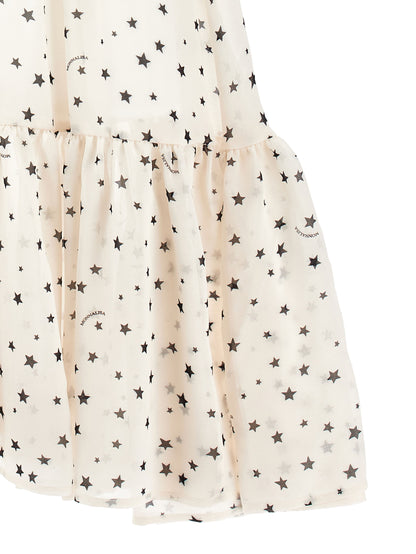 Monnalisa LS Stars Print Dress