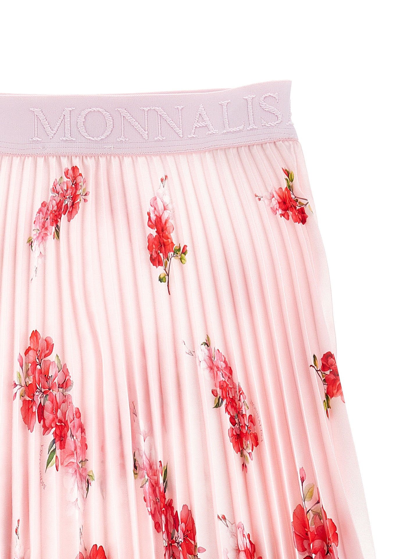 Monnalisa Soleil Floral Pleated Skirt
