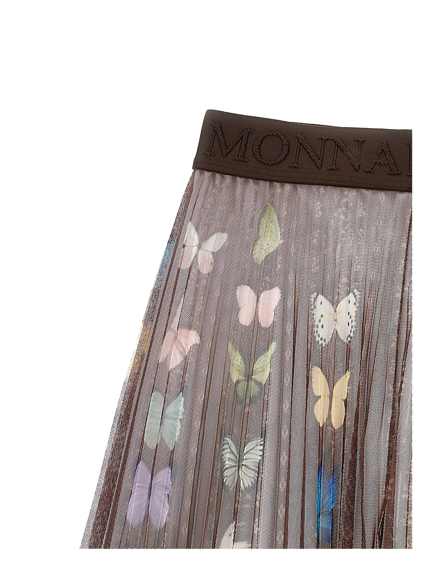 Monnalisa Pleated Tulle Butterfly Skirt