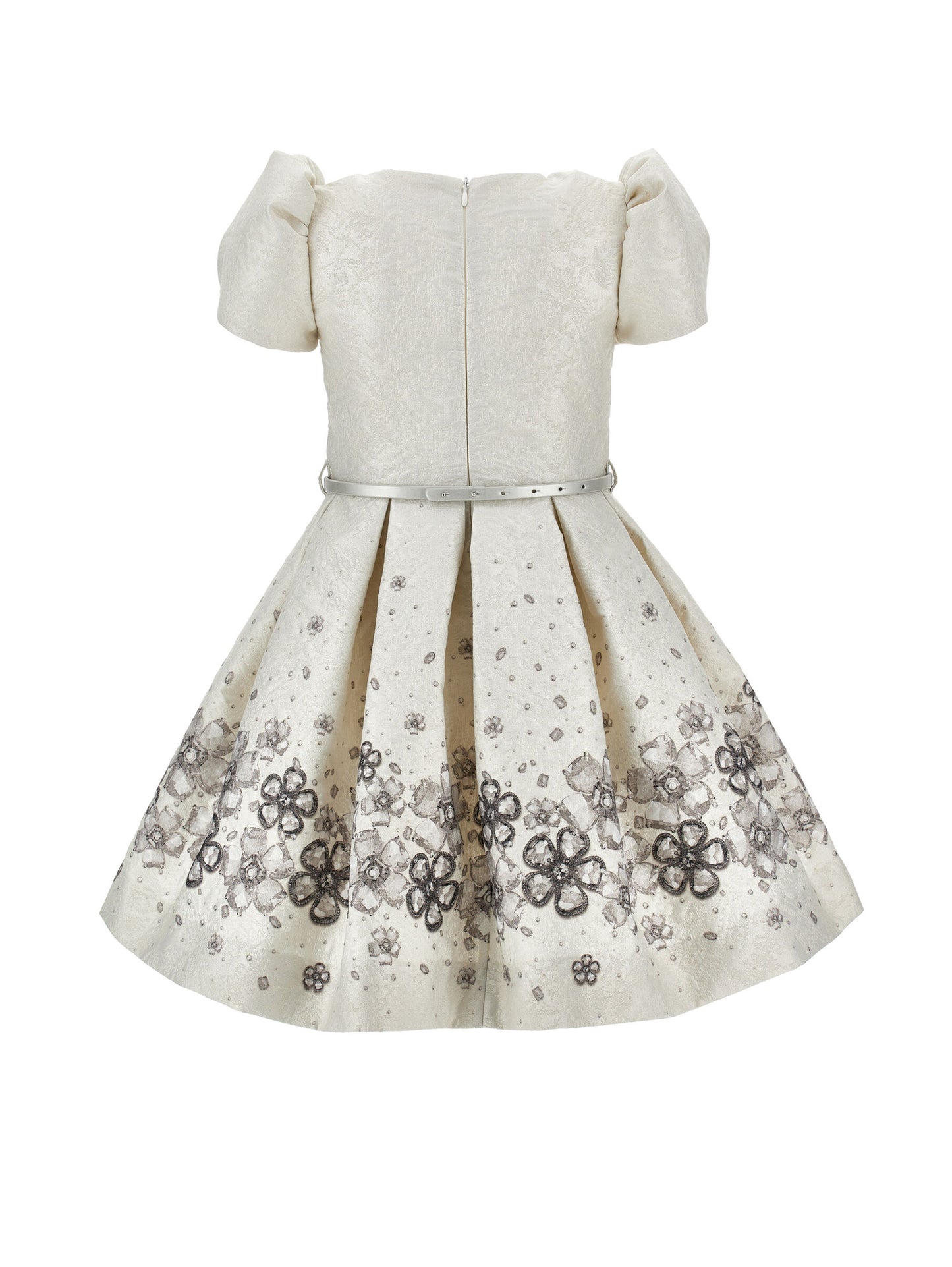 Monnalisa St. Gioielli Brocade Dress