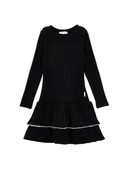 Monnalisa Pearl Outline Dress