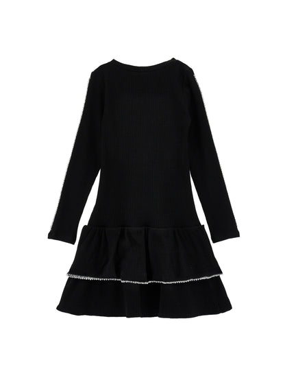 Monnalisa Pearl Outline Dress