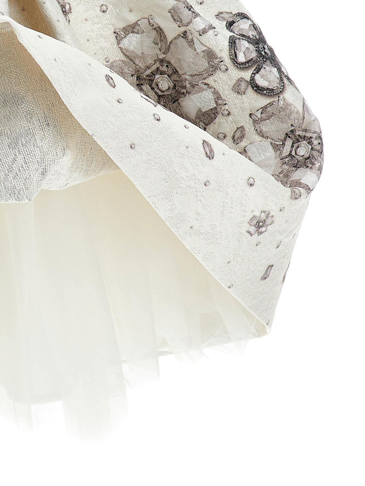 Monnalisa St. Balza Floral Brocade Skirt