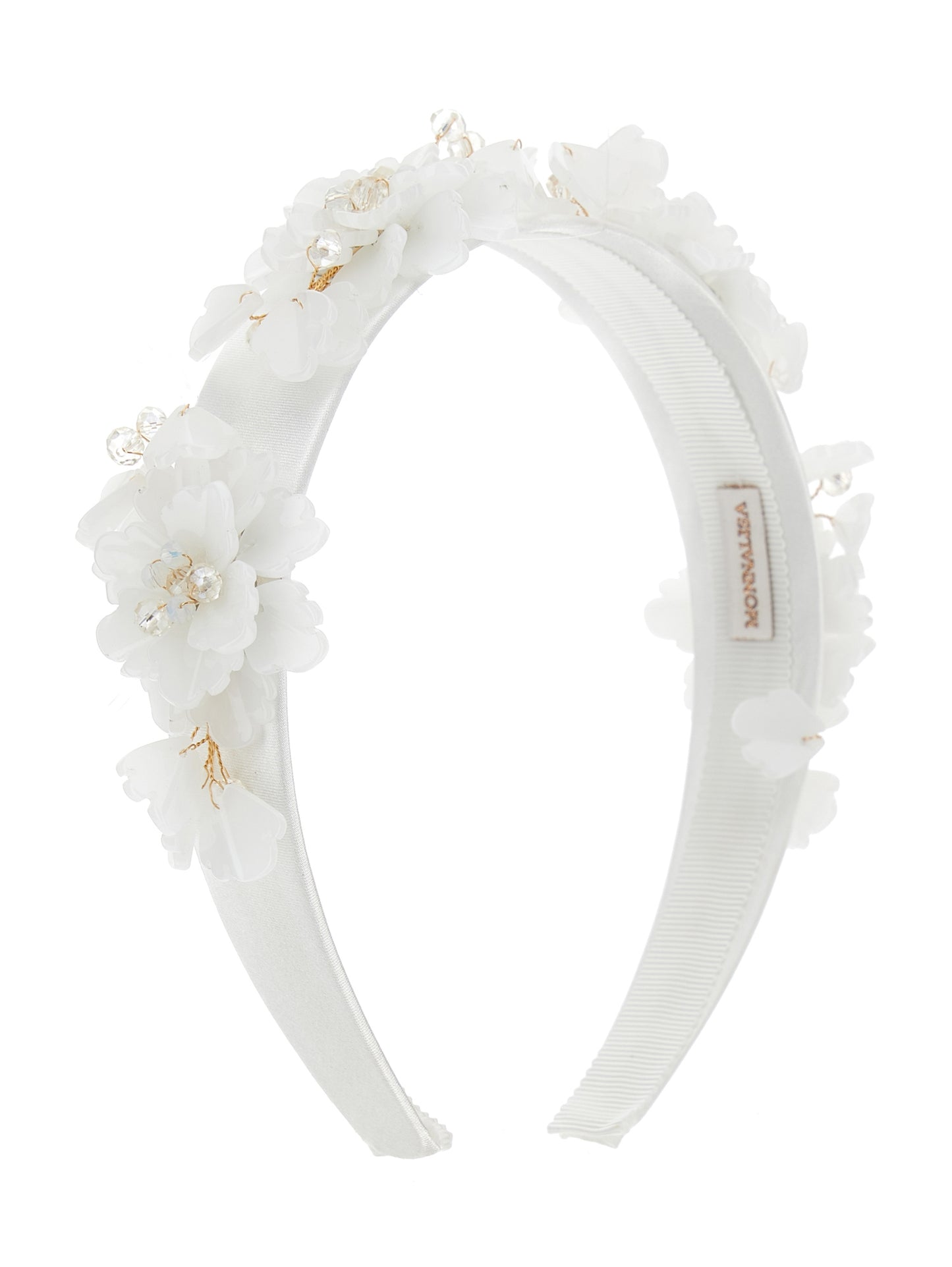 Monnalisa Crystal Flowers Headband