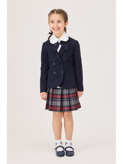 Monnalisa Pleated Tartan Skirt