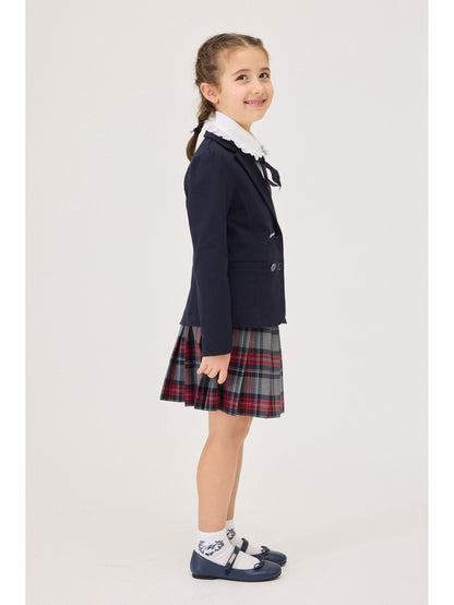 Monnalisa Pleated Tartan Skirt