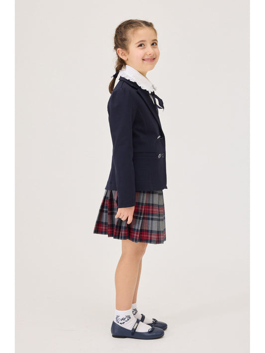 Monnalisa Pleated Tartan Skirt