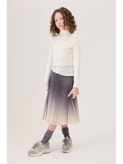 Monnalisa Gradient Pleated Skirt