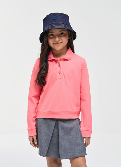 Colmar Solid Logo LS Polo T-shirt