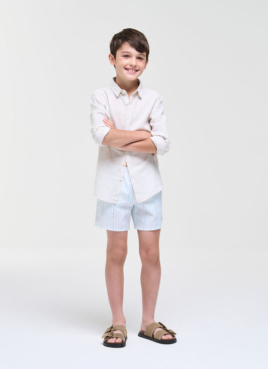 Colmar Striped Seersucker Swim Trunk