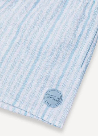 Colmar Striped Seersucker Swim Trunk