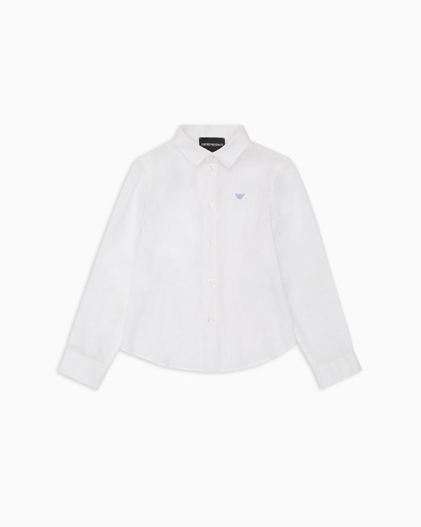 Armani Junior LS Linen Button Up Shirt