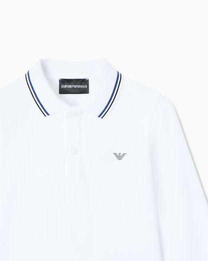 Armani Junior LS Polo Shirt
