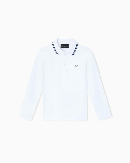Armani Junior LS Polo Shirt