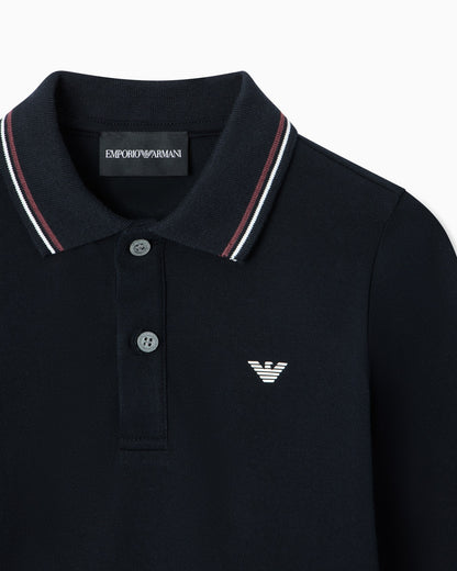 Armani Junior LS Polo Shirt