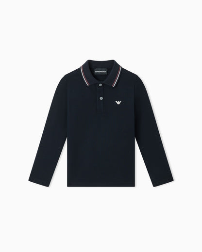 Armani Junior LS Polo Shirt