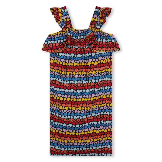 Sonia Rykiel Sleeveless Hearts Print Maxi Dress