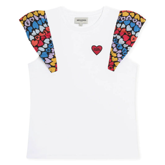 Sonia Rykiel Sleeveless Forever Heart T-shirt