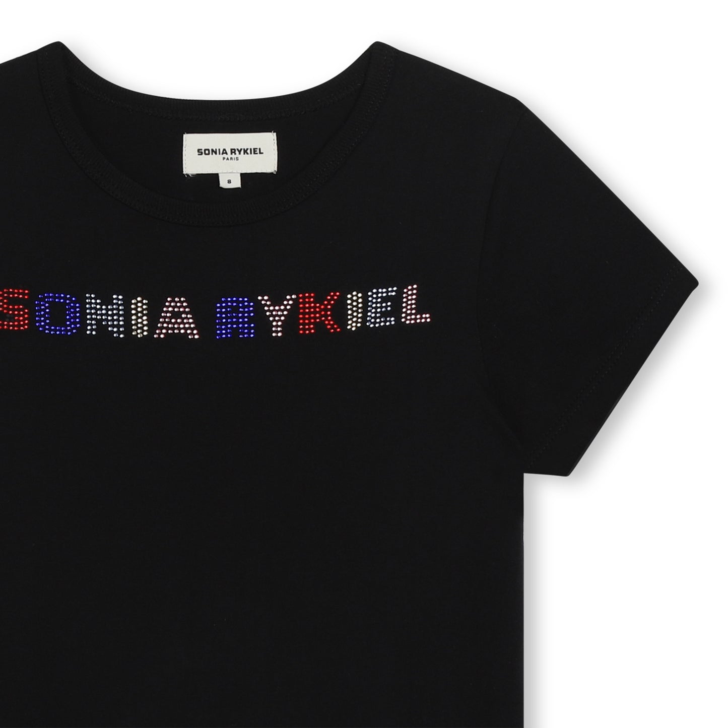 Sonia Rykiel SS Rhinestone Logo T-shirt